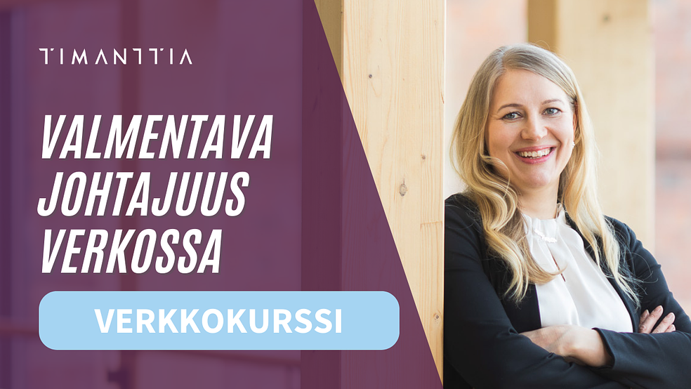 Valmentava johtajuus verkossa – verkkokurssi  by Toisintekijät Akatemia